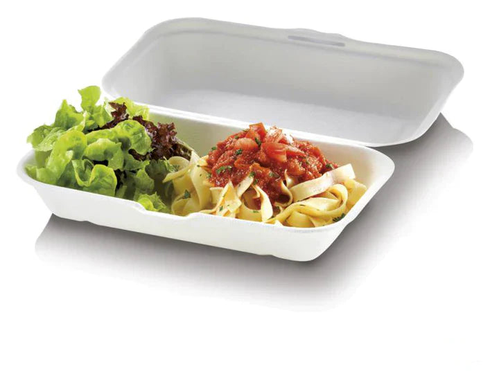Envases para llevar de pulpa de celulosa biodegradable