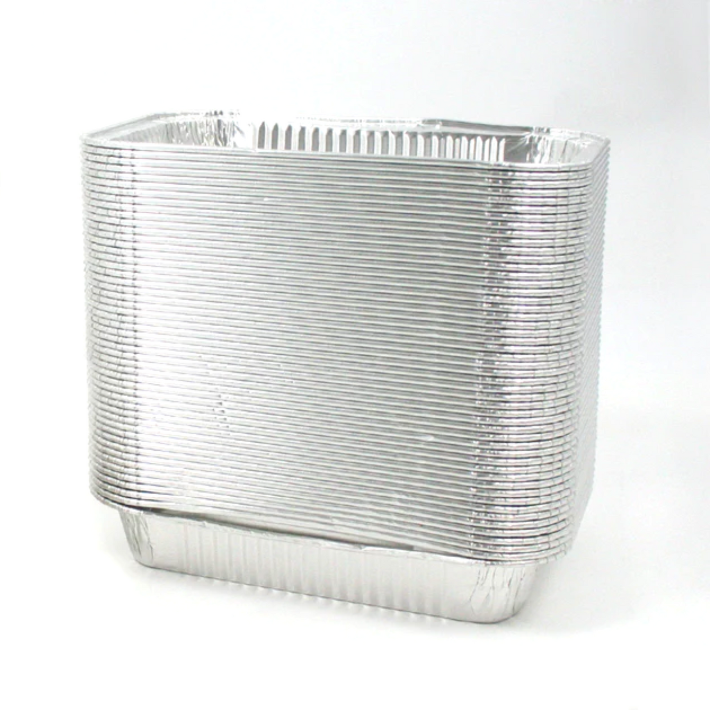 Contenedores de aluminio con bordes + tapa en cartón aluminio - Comodidad y conservación para uso alimentario