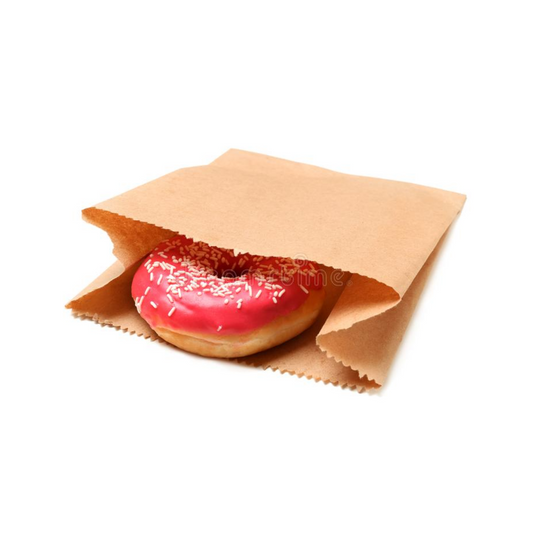 Sacchetti antigrasso in carta kraft avana