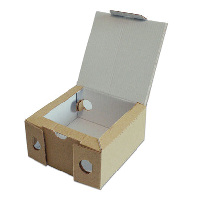 Scatole per asporto alimenti e friggitoria in cartoncino avana