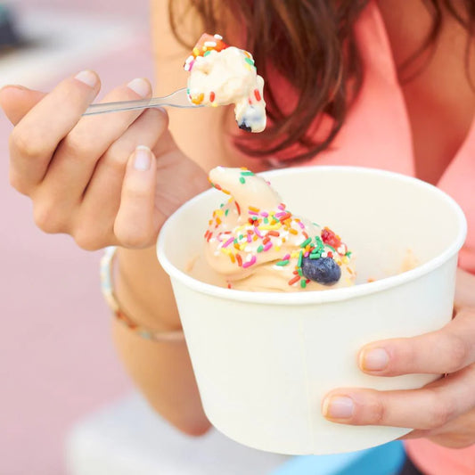Palette Gelato in PLA Biocompostabile Trasparenti 10cm