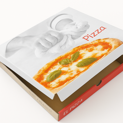 Scatole Pizza con Stampa Fantasia – Modello Americano