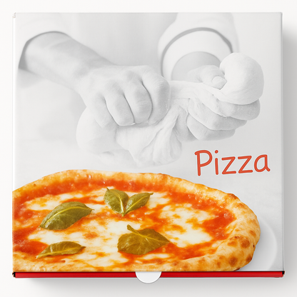 Scatole Pizza con Stampa Fantasia – Modello Americano