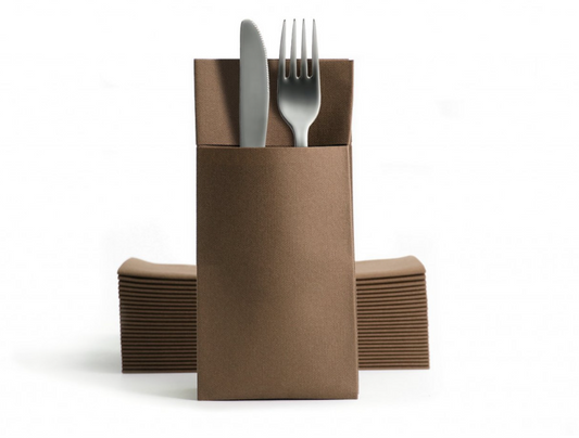 Tovagliolo con Tasca Portaposate in Airlaid – Eleganza e Praticità per la Tavola