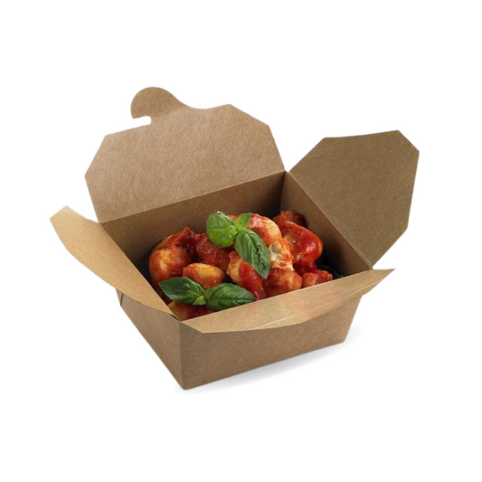 Contenitori Take Away per Alimenti in Carta Kraft Avana – 20x14xH9 cm