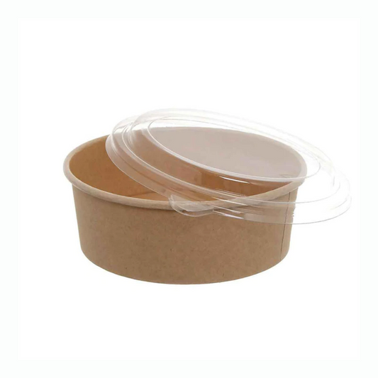 Contenitore Poke e Insalata in Carta Kraft Avana