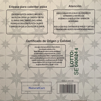 Scatole Pizza con Stampa Fantasia – Modello Americano