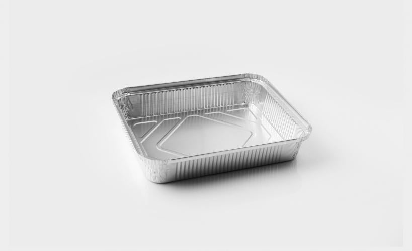 Contenitori Vaschette in Alluminio con Coperchi – Praticità e Conservazione per Uso Alimentare