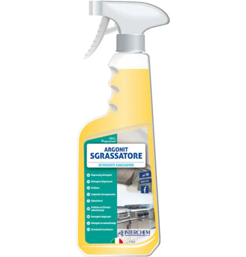 Argonit sgrassatore igienizzante Interchem - 6 flaconi da 750 ml