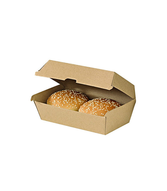 Contenitori Porta Hamburger in Carta Kraft Avana – Monouso ed Ecologici