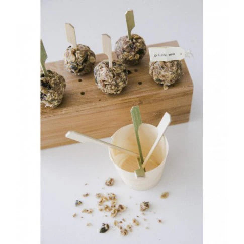 Spiedini con Remo in Legno di Bamboo – Eleganza Naturale per Finger Food e Street Food
